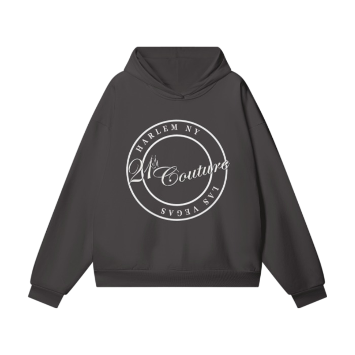 Classic 21st Logo Heavyweight Hidden Pocket Fleece Hoodie - 460 GSM