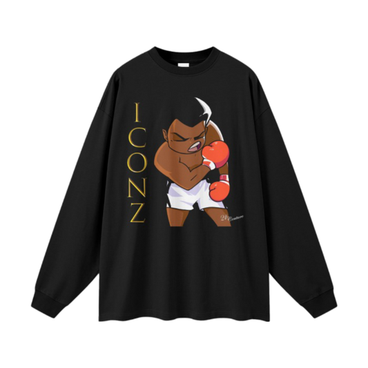 ICONZ Champ 305G FOG 100% Cotton Long Sleeve Tee