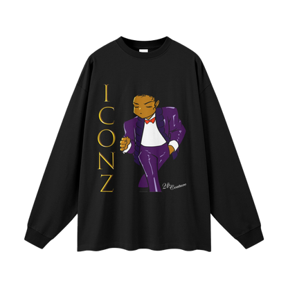 ICONZ King 305G FOG 100% Cotton Long Sleeve Tee