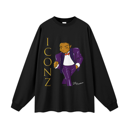 ICONZ King 305G FOG 100% Cotton Long Sleeve Tee