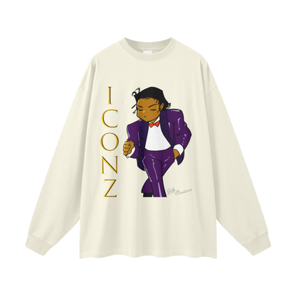 ICONZ King 305G FOG 100% Cotton Long Sleeve Tee