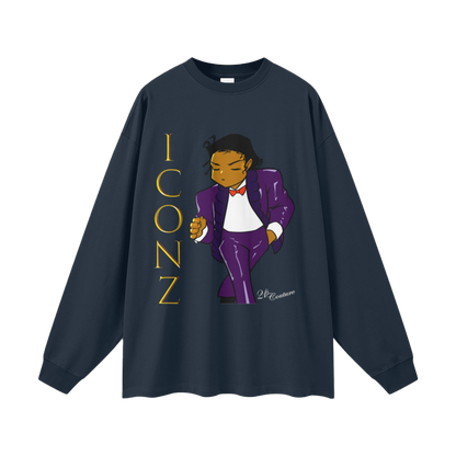 ICONZ King 305G FOG 100% Cotton Long Sleeve Tee