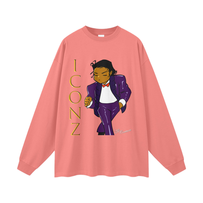 ICONZ King 305G FOG 100% Cotton Long Sleeve Tee