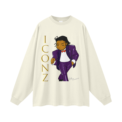 ICONZ King 305G FOG 100% Cotton Long Sleeve Tee